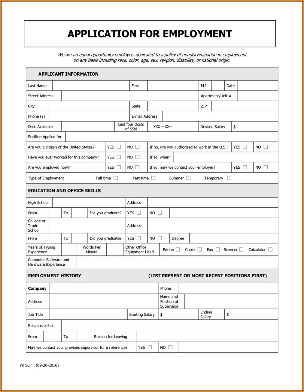 Printable Basic Application Form Printable Forms Free Online